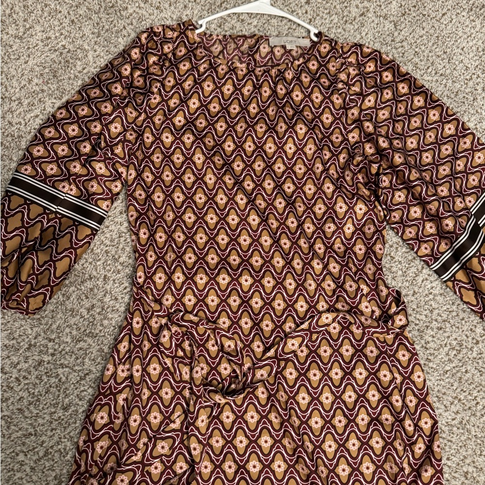 Geometric Patterned Dress - Picture 2 of 2